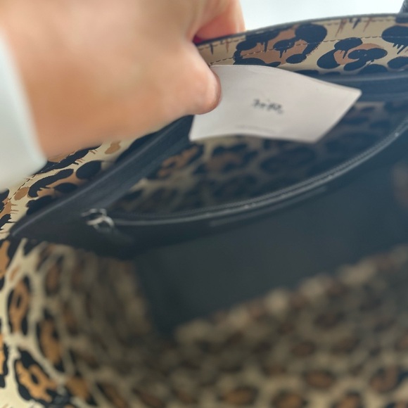 Coach black and Leopard Print Tote - Picture 9 of 9